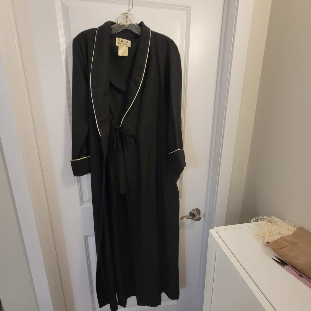Diamon Tea Gown by Diane Deckel - Vintage Montreal Gown - Belt